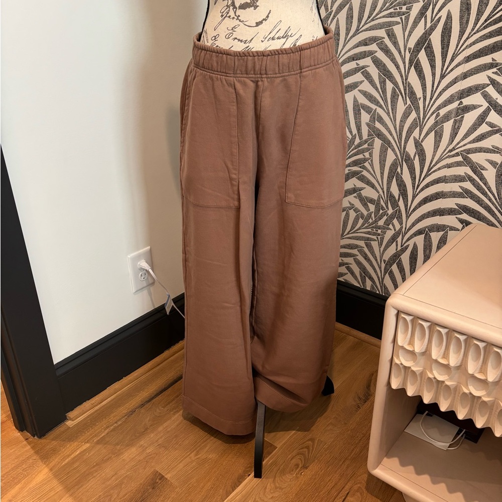 Mate the Label wide leg sweatpants (model photo for fit not color)